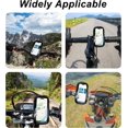 thumbnail image 5 of Support Téléphone Vélo Étanche, Porte Téléphone Vélo Rotation 360°, Sacoche Vélo Guidon Cadre avec écran Tactile et Pare-Soleil, Sacoche Guidon Cadre Vélo VTT pour Smartphone sous 6.4'', 5 of 5