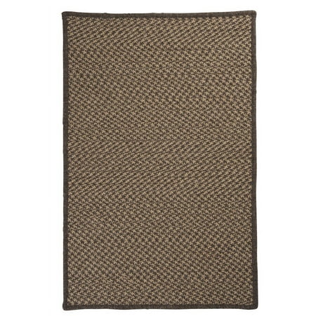 Colonial Mills HD34A008X028SX Natural Wool Houndstooth - Caramel Stair Tread -single Rug