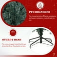 thumbnail image 3 of 7.5 FT Artificial Christmas Tree with DIY 300 Warm White LED Lights, Hinged Xmas Pine Tree with Giant Bowknot and Red Ball Ornaments for Holiday Party Office Home, 3 of 9
