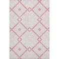 thumbnail image 2 of Addison Rugs Mayfield Washable Transitional Geometric Pink Rectangle Rug, 9' x 12', 2 of 6