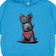 thumbnail image 3 of Inktastic Scottie Dog in Plaid Toddler Hoodie, 3 of 4