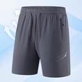 thumbnail image 2 of Stamzod Mens Workout Athletic Shorts Quick Dry Hiking Shorts Lightweight Running Gym Shorts Big & Tall Gray L, 2 of 6