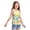 Yellow, variant on MIXUE Toddler Girls T-Shirts & Tank Tops Summer Cartoon Animal Print Round Neck Sleeveless Loose Casual Tshirts Holiday Wear,Yellow,2-3 Years