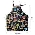 thumbnail image 5 of Lsque Bright Mushrooms Waterproof Apron Chef Aprons for Men Heavy Duty Chemical Work Apron Extra Long Grilling Aprons with Adjustable Bib Apron, 5 of 9