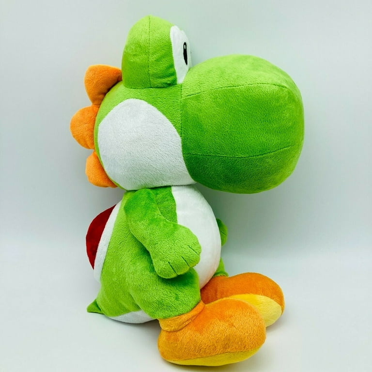 Nintendo Super Mario Bros Yoshi Plush Toy, Green, 16.5-inch Nintendo Super Mario Bros Yoshi Plush Toy, Green, 16.5-inch