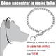 thumbnail image 3 of 2pz Cadena De Castigo Entrenamiento Acero Diferentes Medidas Blanco 40cm 2mm Xtellar plateado, 3 of 4
