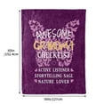 thumbnail image 2 of KAAYEE 50"x 60"Pink Butterfly Cozy Plush Throw Blanket for Grandma,Pink, 2 of 7