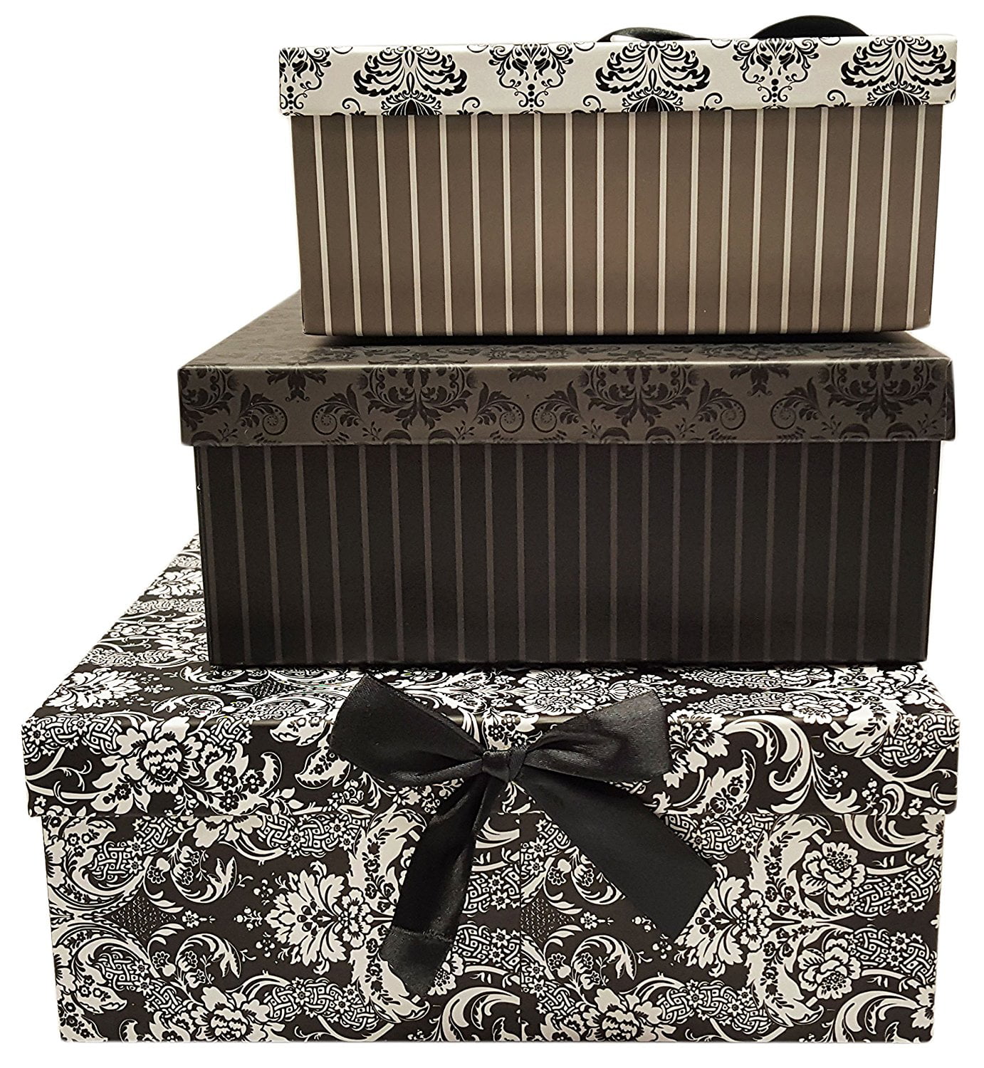 Alef Elegant Decorative Themed Nesting Gift Boxes -3 Boxes- Nesting ...