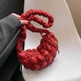 thumbnail image 2 of Bolso de media luna para mujer, bolso de burbuja de nailon, correa de Color sólido, monedero suave ajustable para chica FLhrweasw Nuevo, 2 of 9