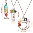 thumbnail image 4 of Guardurnaity Collar de árbol de la vida de 3 uds., colgantes colgantes elegantes y elegantes, conjunto de collares de cristal, regalos del Día de San Ropa, zapatos y accesorios Miscelánea Guardurnaity AP009462-00, 4 of 6