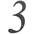 thumbnail image 2 of Hillman Group RSC 5028807 6 in. Number 3 Reflective Plastic Nail-On House Number, Black - Pack of 3, 2 of 2
