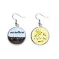 thumbnail image 1 of Selección de tenis internacional Pendiente Sol Flor Pendiente Joyas Moda Unbranded M, 1 of 3