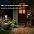 thumbnail image 4 of Water Fountain Outdoor Zen Garden Water Feature Outdoor Sphere Fountains for Patio, Deck, Yard, Porch, Home Decor,11.8" Lx11.8 Wx11 H, 4 of 8