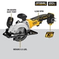 thumbnail image 3 of RENOVADO Dewalt DCS571BR ATOMIC 20 V MAX sin escobillas, 3 of 9