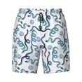 thumbnail image 4 of Lsque Mens Swim Trunks Hand Drawn Snake Pattern - Bathing Suit Compression Liner - Beach Swim Shorts Swimwear - (S-3XL) - Stretch Quick Dry -XX-Large, 4 of 9