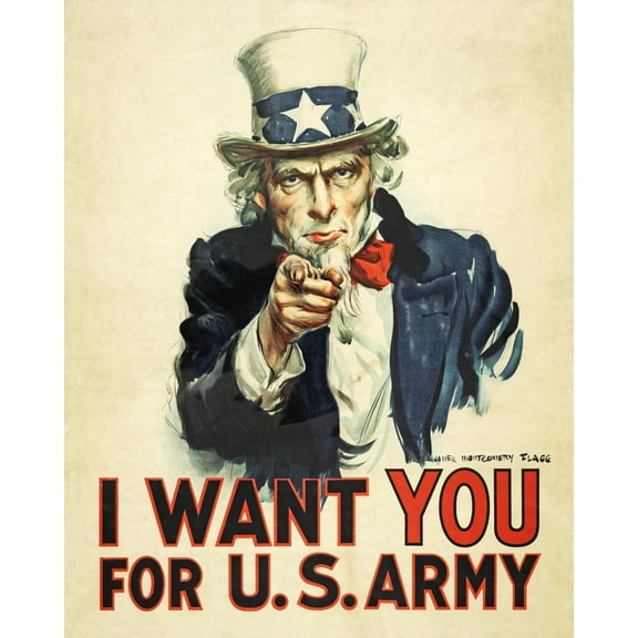 Print: I Want You For U.S. Army, 1917