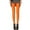 Orange, variant on Women's Skinny Leggings High Waisted Glossy Stretch Tights Pants Dance Yoga Thin Leggings One Size