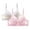Pink Bra for Women, variant on AINIYS 2PC Lift and Support Push-Up Bra Plus Size Secure Fit Bra for Women Breathable Everyday Bras Underwire Anti-Sagging Bra Bralette Cleavage Bra Plus Size Armpit Fat Control Bra Beige L