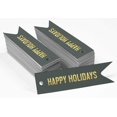 thumbnail image 2 of Inkdotpot Pack Of 100 Real Gold Foil Paper Tags Happy Holiday Favor Hang Tags, 2 of 6