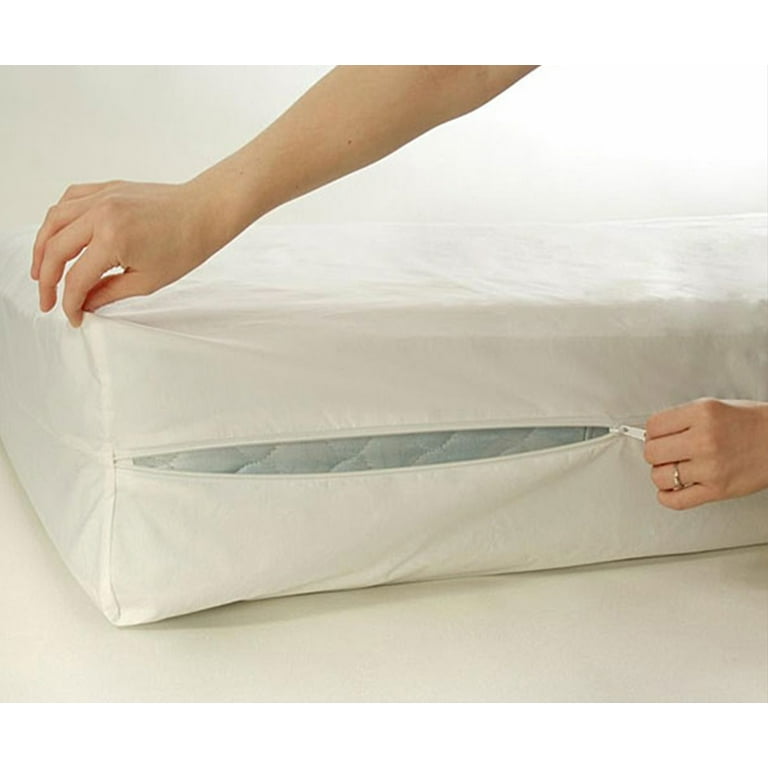 Deluxe Zippered Mattress Topper Cover