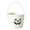 A003- White, variant on Halloween Candy Bucket Cotton Woven Jack O Lantern Basket Halloween Gift Basket for Trick Or Treating Party Home Decor 1 Pack