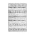 thumbnail image 3 of SONORO KATE 3'x5' Area Rugs for Living Room, Machine Washable Geometric Stripe Non Slip Soft Indoor Area Carpet, Gray/White, 3 of 8