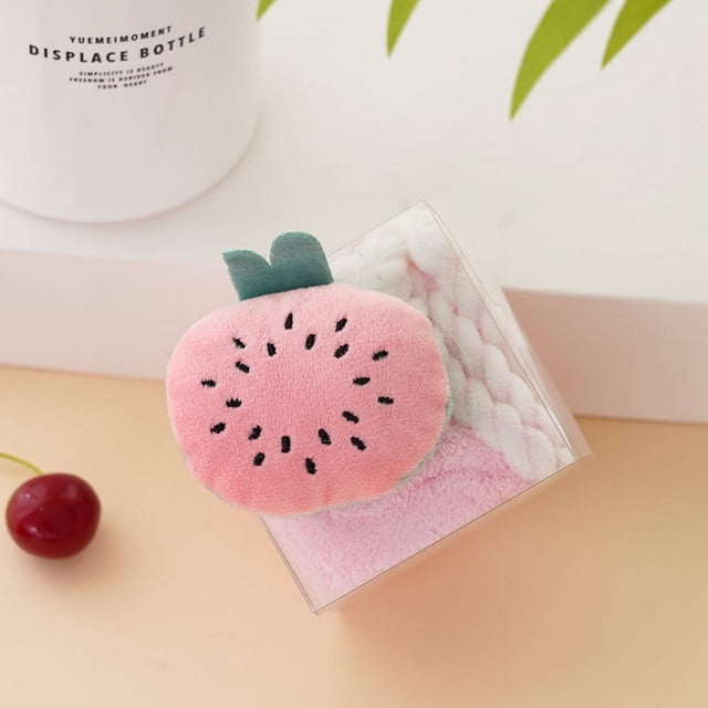 Toalla de mano de cocina colgante de dibujos animados toalla de vellón coral espesada absorbente toalla de mano de baño para niños