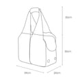thumbnail image 2 of Bolso de viaje para mascotas impermeable pequeño gato perro bolso de mano (gris) JShteea Libre de BPA, 2 of 9