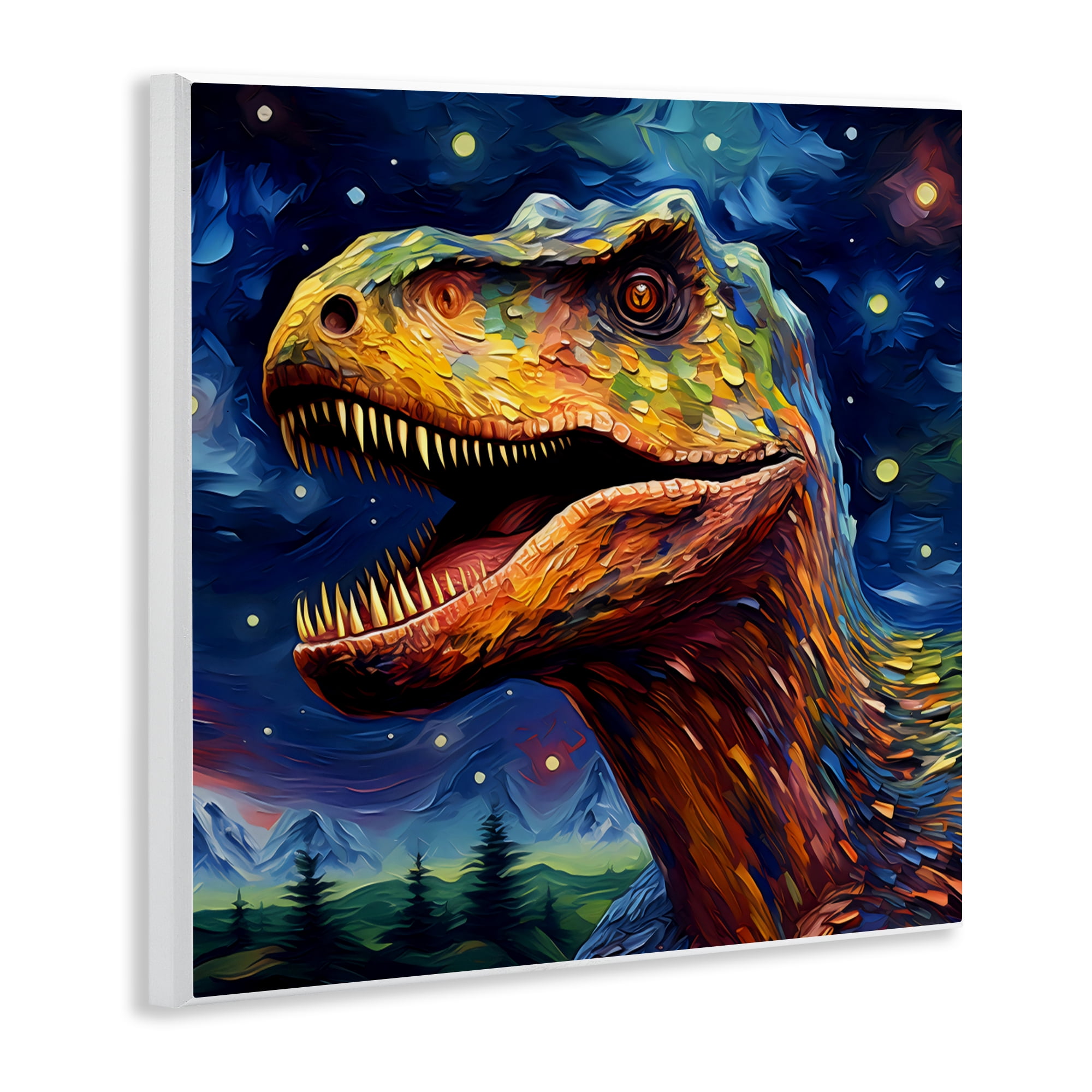 Stupell Industries Starry Sky Dinosaur Wall Plaque Art, design by Creative Studio