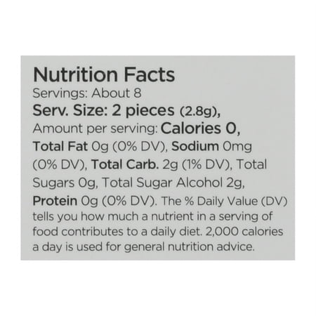 Spearmint Sugar Free Gum 55ct