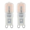 thumbnail image 1 of Luz LED G9 Lámpara LED Cristal Crema Blanco Carcasa Luz 240V 3W 6000K Lámpara, Blanco Frío, 2 piezas Kearding HA003461-05B, 1 of 7