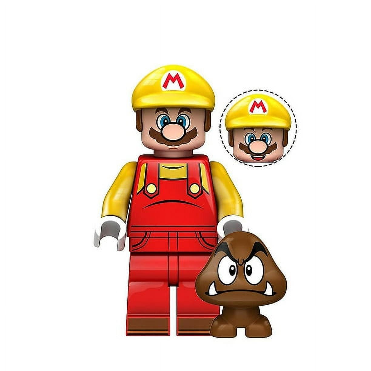Leferydd Niubi 1mor 6 Pack Super Mario Minifigures Lego Compatible