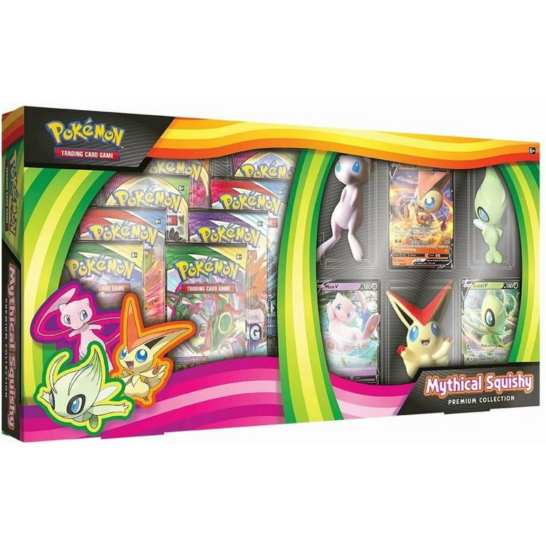 ポケモンカード 英語 Mythical Squishy プレミアム BOX Pokemon Toys Mythical Squishy Premium Trading Card Game