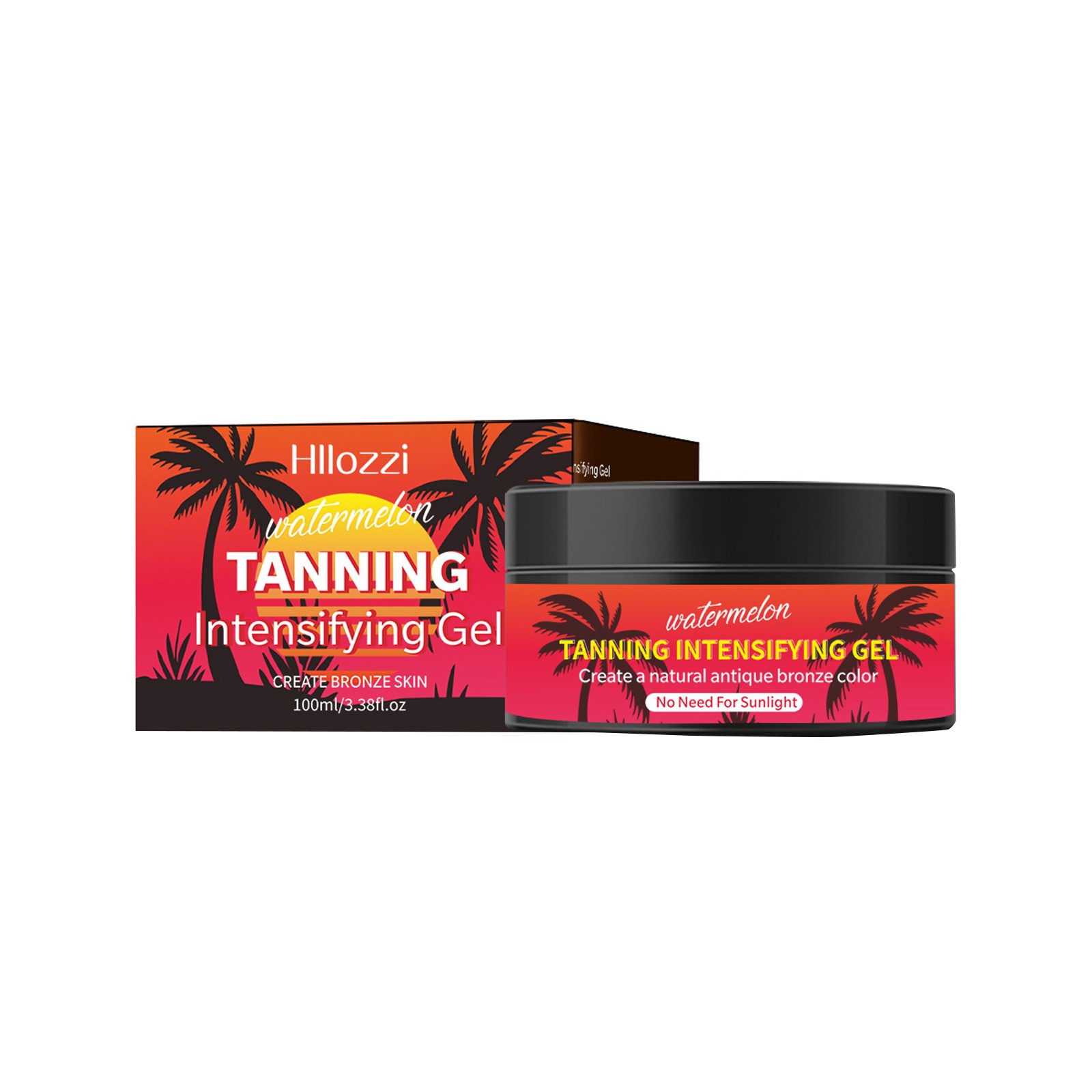 Self Tanning Lotion Gels Watermelon 100ml/3.38oz, Natural & Comfortable ...