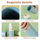 thumbnail image 3 of Estuche de viaje para cepillo de dientes portátil de 2 uds, soporte para cepillo de dientes a prueba de polvo, para viajes de negocios o uso diario, 20,5*6,3 cm, 3 of 6