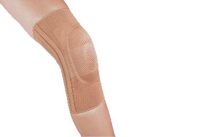 Alpha Medical Slip-On Dual Spiral Stay Knee Brace with Visco Patella Stabilizer – Enhanced Support and Comfort for Knee Stability and Pain Relief  (X-Large Black)