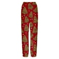 thumbnail image 5 of Fiaer Christmas Womens Sweatpants Plus Size Trendy Baggy Pants High Waisted Funny Graphic Xmas Trousers with Pocket Red S, 5 of 5