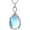 Style 2, variant on Soulmeet 925 Sterling Silver Small Dainty Drop/Pear Moonstone Simple Pendant Necklace for Women, Womens Jewelry, Birthday Anniversary, with 18+2inch