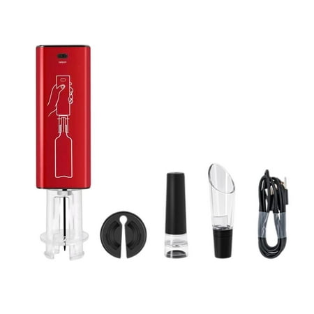 

Ipretty Battery Operated Wine Opener Wine Bottle Opener Set Vacuum Pneumatic Opener Rechargeable Corkscrew For Wine Bottles Red / Black / Blue usefulness