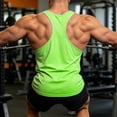 thumbnail image 5 of Busydd Mens Tank Top Breathable Comfy Round Neck Sleeveless Undershirts Casual Solid Color Running Workout Shirts for Men 2XL, 5 of 10