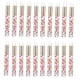 thumbnail image 1 of Vogacara 20 Pieces Lash Shampoo Brushes Cosmetic Off Peel cleaner Lash Tool Remover Pinceles de maquillaje y herramientas oro rojo, 1 of 1
