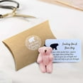 thumbnail image 2 of JAKANYQ Handmade Bear Small Animal Pocket Cuddle Plush Toy Box Presents Exquisite Cards Small And Cute, 2 of 7