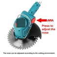 thumbnail image 3 of Electric Lawn Mower Cordless Grass Hedge Trimmer 2X Batteries Adjustable Handheld Garden Tool ,Easy to Use, 3 of 7