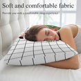thumbnail image 5 of Flamingo Throw Pillow Covers, Summer Botanical Flowers Tropical Leaves Plaid Soft Breathable Pillow Cases with Invisible Zipper for Sleeping, Small Pillowcases for Couch Bed Sofa Chair 16x24 Inches, 5 of 9