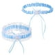 thumbnail image 2 of Jumpingount Liguero de pierna para mujer, 2 uds., tirantes de encaje a la moda, hermosos accesorios nupciales, cinturones bordados, boda, cumpleaños, Accesorios de disfraces Jumpingount BFH001294-00, 2 of 6