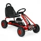 thumbnail image 1 of Go kart de Pedales Costway para Niños con 4 Ruedas Antideslizantes Asiento Envolvente y Freno de Mano Rojo 92 x 50 x 53 cm, 1 of 10