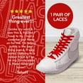 thumbnail image 3 of The Original Stretchlace | Elastic Shoe Laces | Flat Stretch Shoelaces | Red Orange, 55 in (139 cm), 3 of 7
