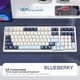 thumbnail image 5 of [Interruptor Verde Arándano Ruso] Freewolf K8 Ruso + 2.4G + Teclado Intercambiable en Caliente Tres Modos Con Cable (interruptor Azul Azul Blanco), 5 of 9