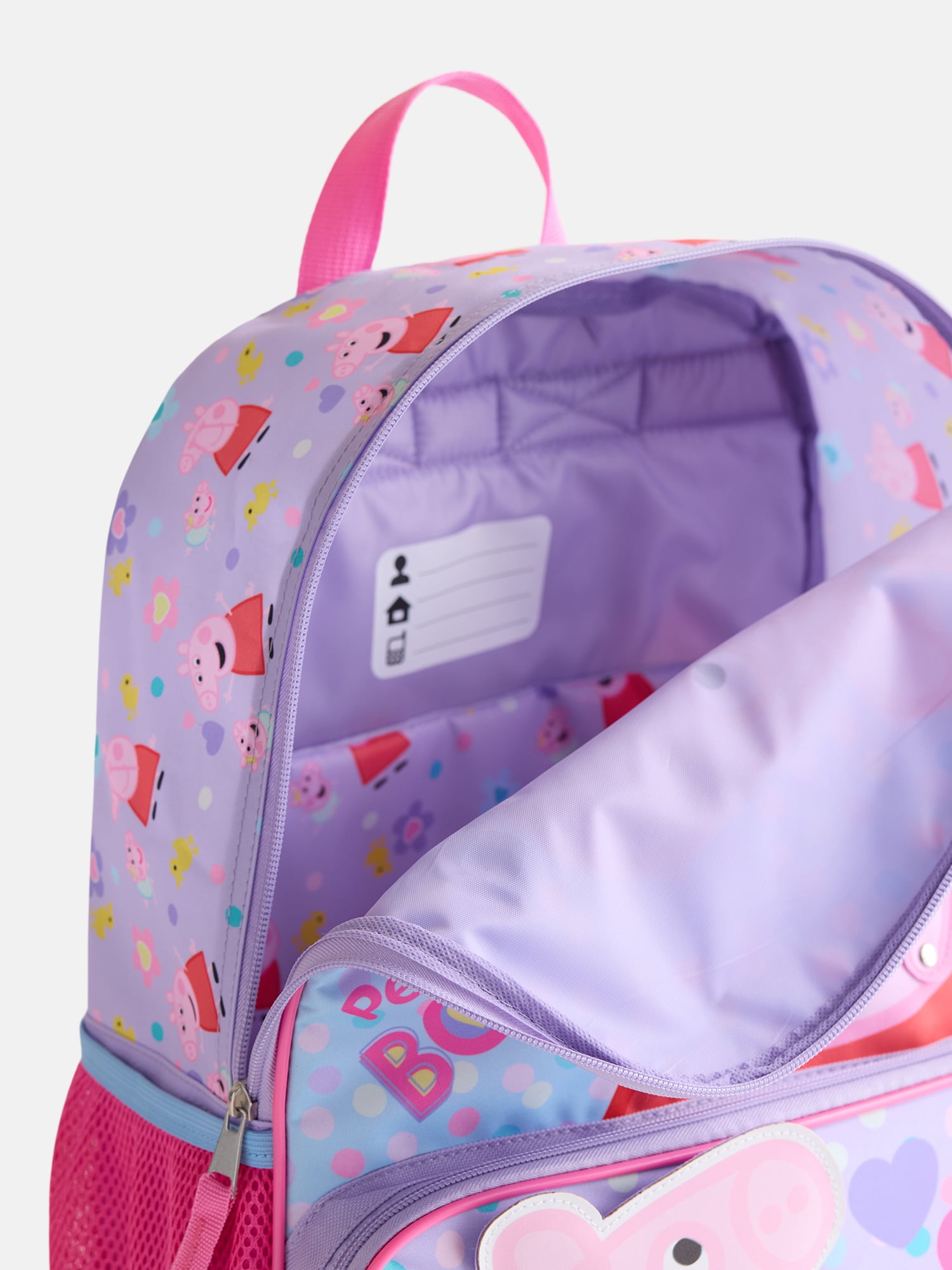 Peppa Pig Girls 17" Peek A Boo Backpack