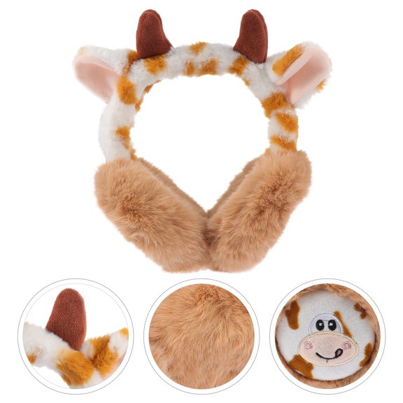 PBPBOX Women Fluffy Ear Muffs Cold Weather Rabbit Hair 1Pc